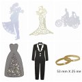 Wedding Essentials Metal Cutting Dies Stencil For DIY Scrapbooking Decorative Paper Cards Handcrafts Embossing Template 2019 New