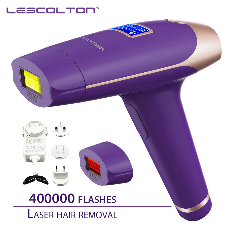 lescolton 700000times IPL Laser Epilator Machine Lazer epilasyon with LCD Display Hair removal For Boay Bikini Face Underarm