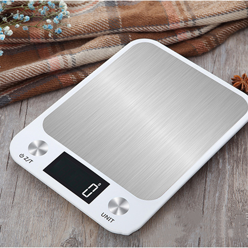 5/10kg 1g Household Kitchen Scale Electronic Food Scales Diet Scales Measuring Tool Slim LCD Digital Electronic Weighing Scale