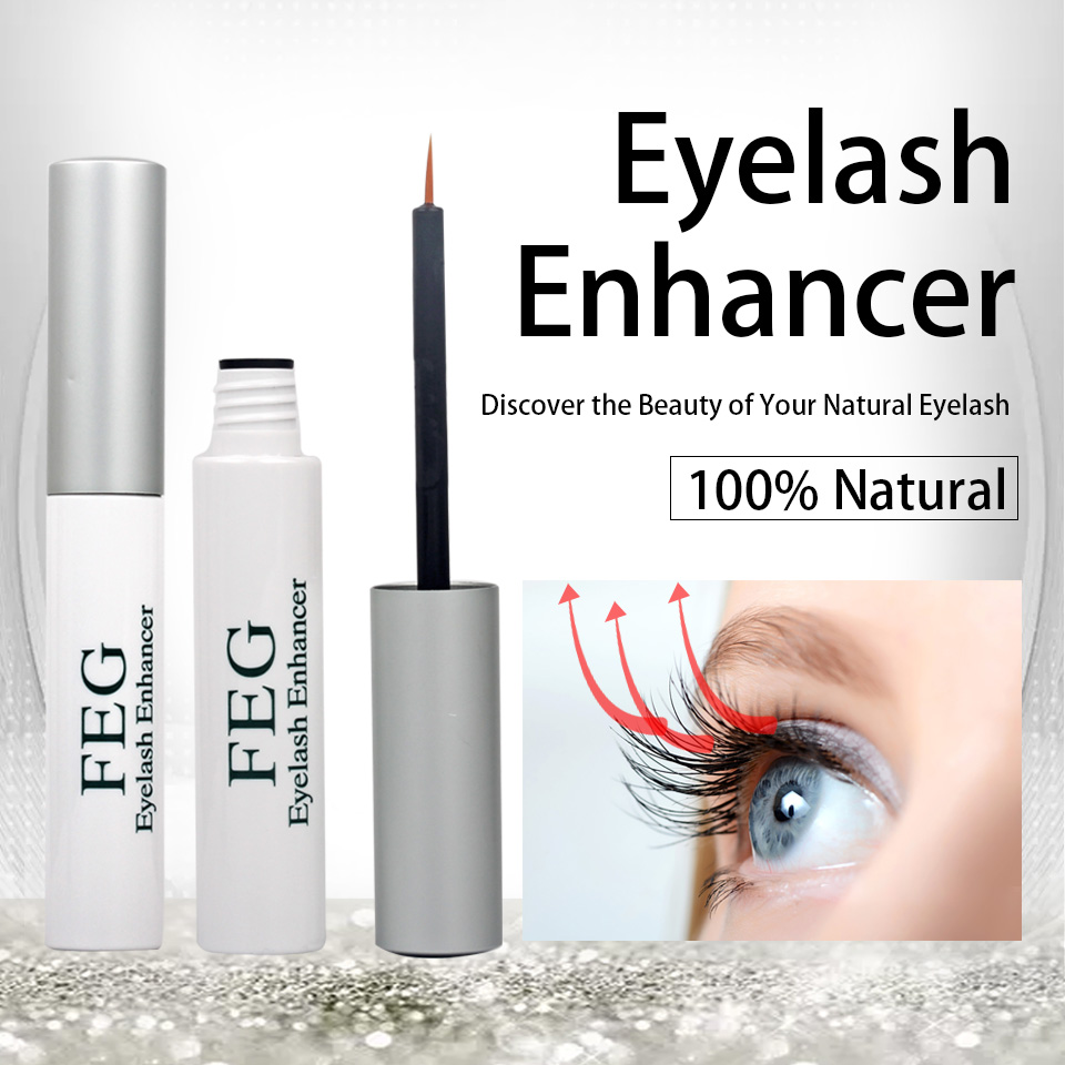 Feg Eyelash Enhancer Serum Eyelash Growth Treatment Natural Herbal Medicine Eye Lashes Extension Lengthening Mascara Makeup Tool