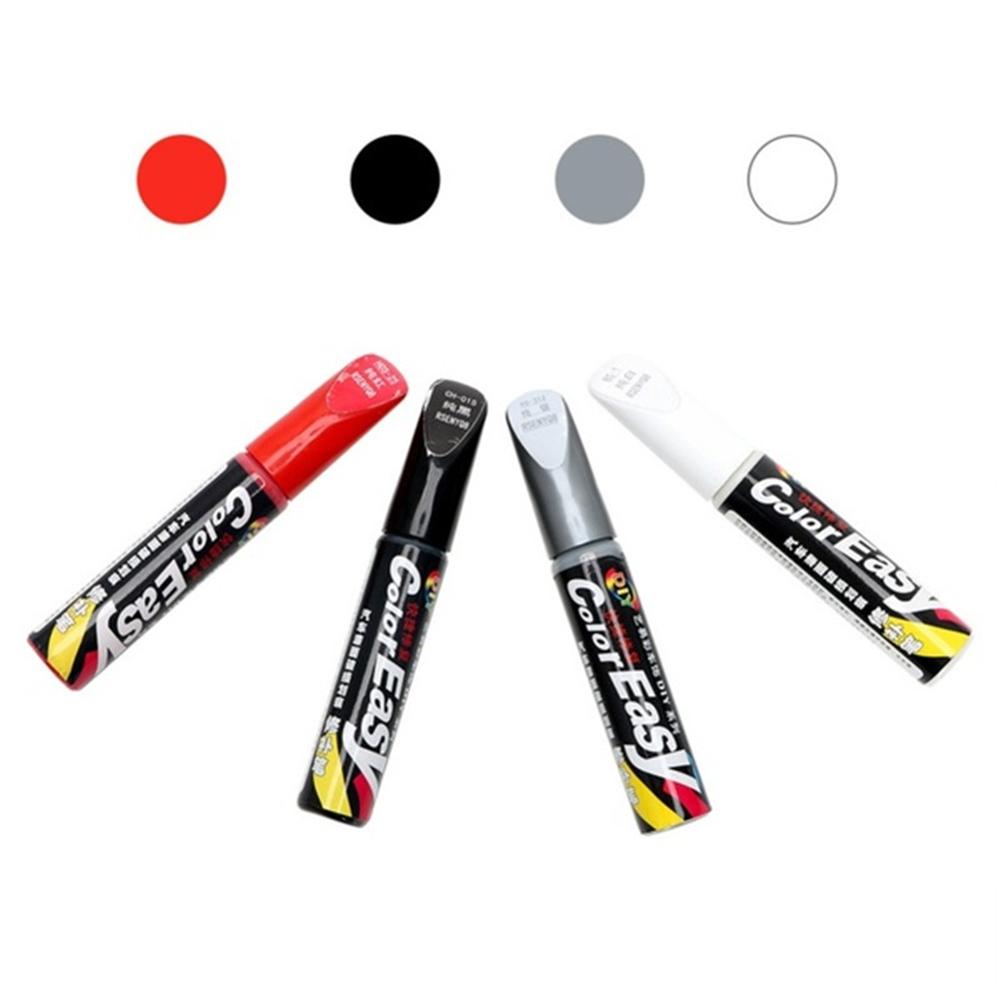 2 PCS Car Color Paint Repair Scratch Remover White Red Black Silver Color Pro Mending Scratch Repair Paint Pen Clear Paint Care