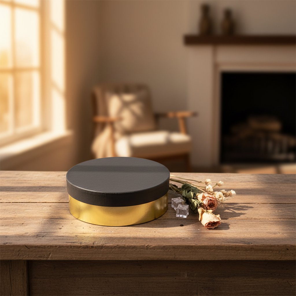 Glossy Chocolate Gift Tube Box