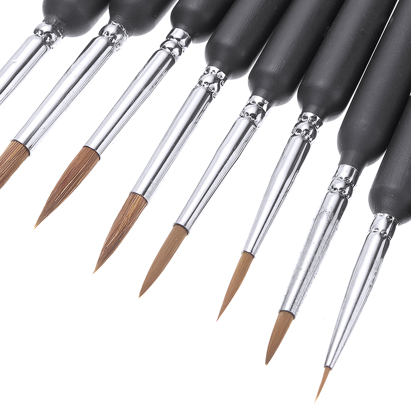 11pcs Extra Fine Tip Detail Paint Brushes Art Miniature Model Painting Brush Pen Art Paint By Number Pens