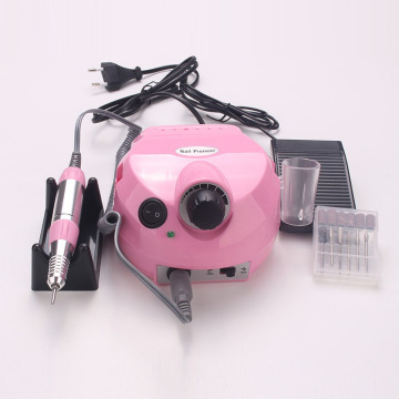 25000 RPM Electric Nail Drill Machine Manicure Nail Drill Bits Set Pedicure Sanding Equipment Miling Cutter File Left Hand Tools
