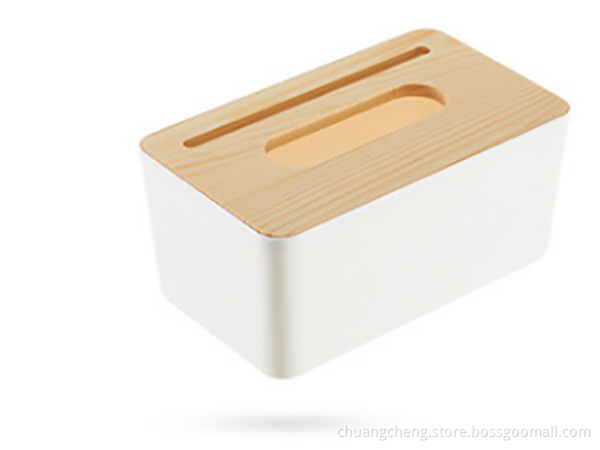 toilet paper napkins plastic European wooden box