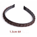 1PC Headband For Women Wedding Hair Bands Hairband Plaited Braided Hair Accessories 2019 Twisted Wig Braid Hairband Colorful