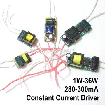 10pcs 280mA 300mA Constant Current LED Driver 3W 5W 7W 10W 20W 30W 36W 50W 1-3x1w 4-7x1w 8-15x1w 18-36x1w Lighting Transformer