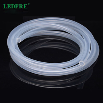 LEDFRE 1M 1/2/3/4/5/6/7 Transparent Silicone tube for tasteless food grade plumbing hose silicone tubing rubber tube