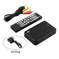 Full HD Media Player 1080P Resolution USB External HDD Multimedia Player with HD VGA AV Output US/EU Plug