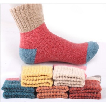 5pair/lot Autumn And Winter Wool women funny Socks Thickening Keep Warm Hair Socks Woman sock hosiery female