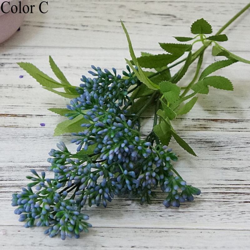 New Artificial flower branch plastic Pistachio fake plants for home party DIY wedding decoration flower arrangement supplies