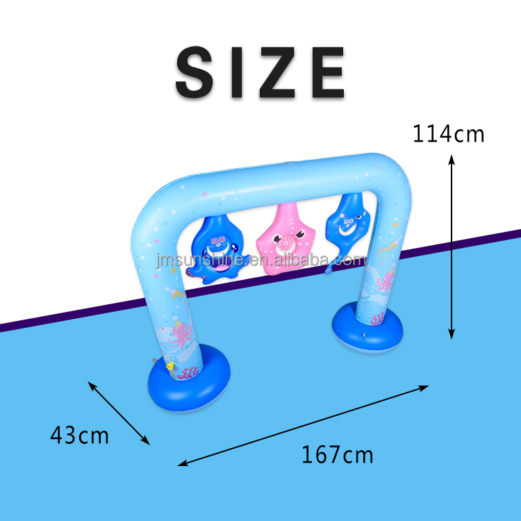 New PVC Inflatable Arch Sprinklers Inflatable Kids Toys