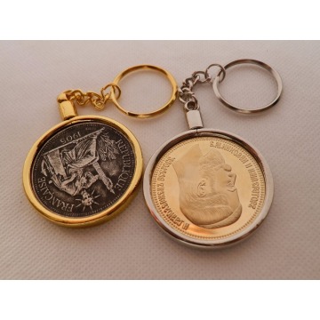 Necklace / Bezel Chain New challenge coin holder Coin hook pendant keyring