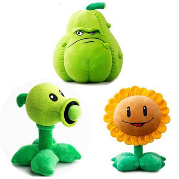 1pcs 30cm Plants vs Zombies Plush Toys PVZ Plants Pea Shooter Sunflower Squash Soft Stuffed Toy Doll for Children Kids Gifts