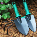 10Pcs Garden Tools Set Shovel Sprayer Digging Weeder Rake Pruning Shears Gardening Tools Kit Non-Slip Handle with Box