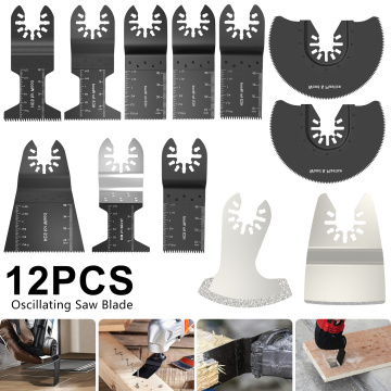 Universal Saw Blade Set Oscillating Multi Tool Saw Blade for Bosch Dremel Fein DeWalt Chicago Multimaster Power 34mm-88mm