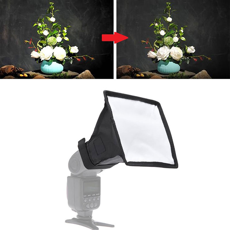 Flash Diffuser Softbox Camera Photo Soft Box Universal Foldable Light Reflector