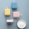 4 Colors Silicone Handheld head Scalp Clean Shampoo Meridian Massage Brush Bath Washing Shower Hair Mini Comb care tool