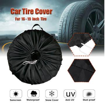 Universal 210D Oxford Cloth Car SUV Tire Cover Spare Tire Wheel Bag Spare Storage Bag Oxford Bag Protector Anti Dust Protective