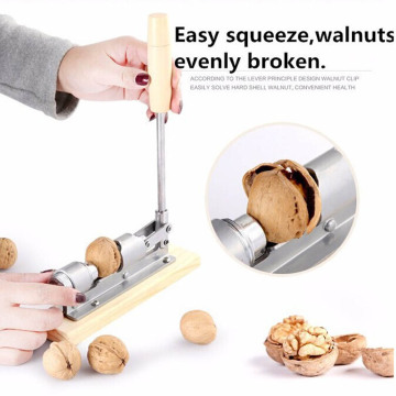 Walnut Nutcracker Manual Stainless Steel Nut Cracker Sheller Mechanical Machine shell Fast Opener Kitchen walnut Clip Tools