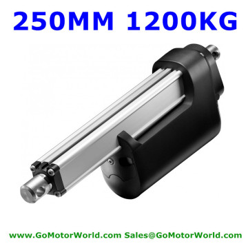 12000N 1200KG 2640LB force 12V 24V 250mm adjustable stroke heavy duty industry linear actuator free shipping