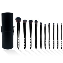 10pcs black plastic brushes personalized makeup brushes set