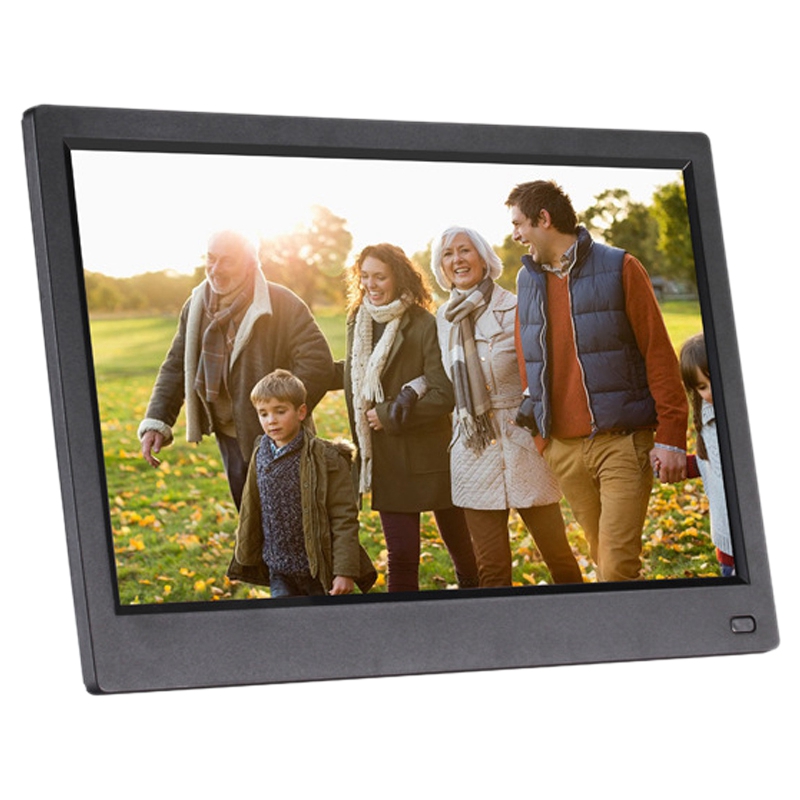 Hot-15.6-Inch Digital Photo Frame 1080P HD LED Advertising Machine IPS Full-View HDMI Digital Photo Album(EU Plug)