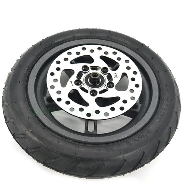 Rear Tyre Wheel With Brake Disc Hub For Xiaomi Mijia M365 Electric Scooter Pneumatic Tire Electric Scooter Parts Accessories