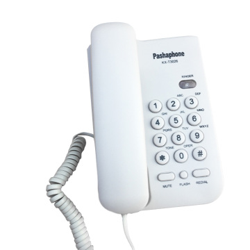 Wall Mounted Plastic Corded Telephone Home Office Fast Dial Call Memory Big Button Caller ID Loud Sound Landline Mini Portable