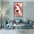 Hotel Wall Canvas Home Decor Needlework Bedroom White Peacock Background Diamond Painting Set 5D DIY Living Room Cross Stitch