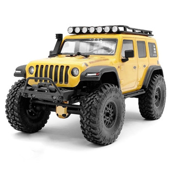 RC Car Accessories Black Nylon Front Bumper with Simulation Winch Capstan Tow Hooks for Axial SCX24 1/24