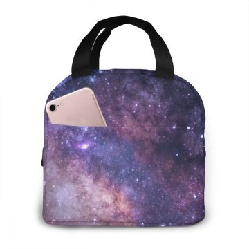 Insulated Lunch Bag Thermal Galaxy Tote Bags Cooler Picnic Food Lunch Box Bag For Kids Women Girls Men Children