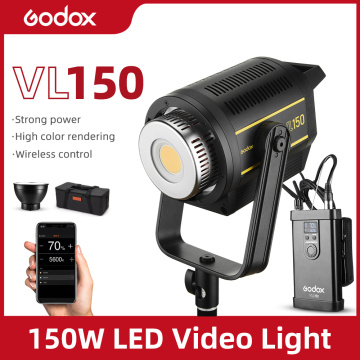 Godox VL150 VL-150 150W 5600K White Version LED Video Light Continuous Output Bowens Mount Studio Light App Support