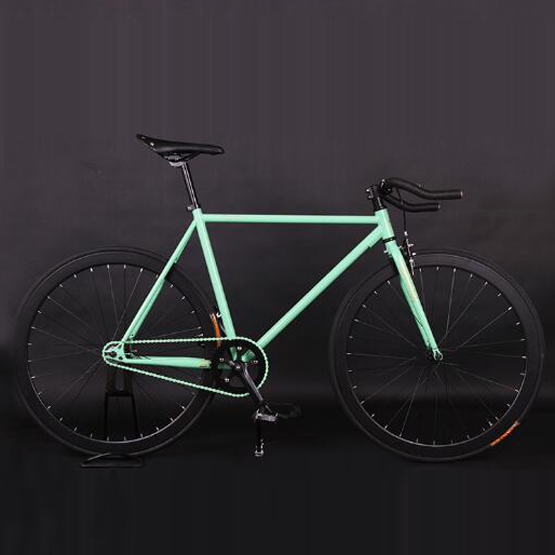 Fixed Gear Bike Fixie Bike 48cm 52cm steel Frame Frame Cycling Road Bike Magnesium Alloy wheel single road Bicycle