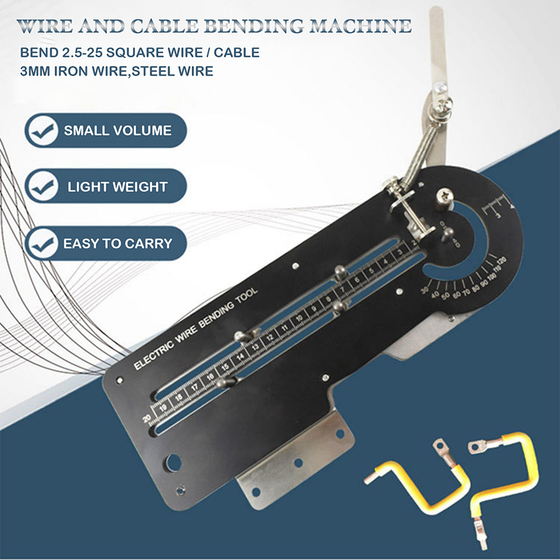 Wire Bending Machine Small Cable Harness Press Brake Manual Bending Machine Wire Folding Machine Wire Bending Tool Electrician