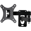 TV Mount Set Bracket Adjustable Displayer Frame Support Home Use Rotatable Wall Hanging Easy Install Coating For 10-24 Inches