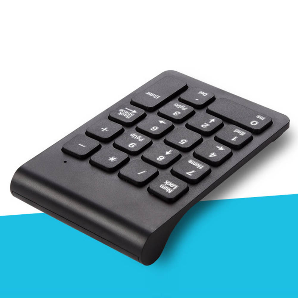 Portable 2.4G Wireless Digital Keyboard USB Number Pad 18 Keys Mini Numeric Keypad For Laptop PC Notebook Desktop @M23