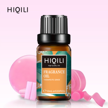 HIQILI Bubble Gum Fragrance Oil 10ML Diffuser Aroma Essential Oil White Musk Coconut Vanilla Fresh Linen Strawberry Mango