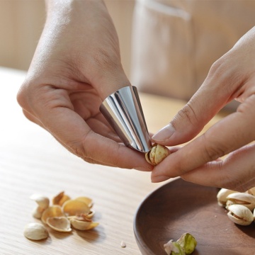 5pcs Stainless Steel Cutting Finger Protector Vegetable Peeling Pine Nuts Pistachio Kitchen Accessories Peeling Tool