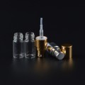 2ML(100Pieces/lot) Mini Glass Perfume Bottles With Metal Spray Empty Parfum Case Refillable Perfume Bottle Sample Gold Silver