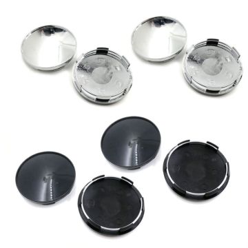 4pcs/Set 56/68mm Car Wheel Center Hub Caps Universal ABS Vehicle Tyre Tire Rim Cover Protector Accessories