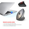 HXSJ T29 Wireless Bluetooth 3.0 Mouse Ergonomic Design Vertical 2400DPI Mice Mouse Desktop Pc Gamer Laptop Silent Keys