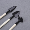 8Pcs Mini Garden Bonsai Tools Kit Spade Shovel Harrow Set Hand Tools Set Potted Plants Maintenance Suit With Wooden
