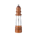 8 inch Manual Pepper Grinder Wood Sea Salt Pepper Spice Grinder Handheld Pepper Mills Home Household Restaurant Kitchen Tools