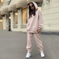 Two Piece Outfits Oversized Hoodie and Pants Casual Sport Suit Winter Two Piece Set Woman Set Autumn Women's Tracksuit 2020 New