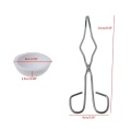 2Pcs Jewelry Mini Melt Quartz Ceramic Crucible Bowls for Melting Casting Gold Silver Copper With Stainless Steel Tongs