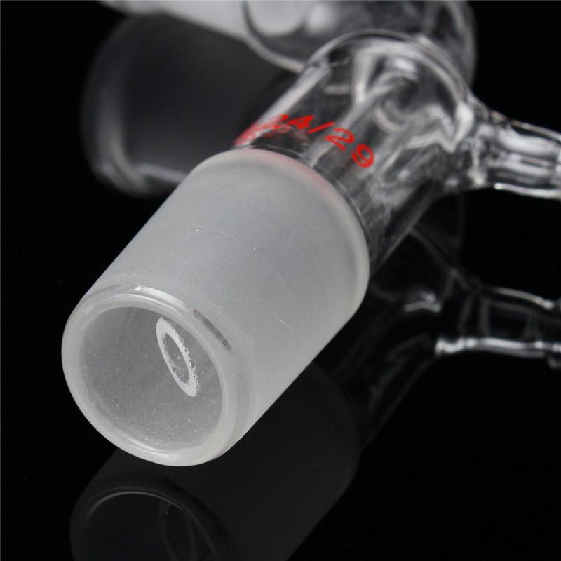 Lab 24/29 Glass 105 Bend Connector Tube Vacuum Distillation Take Off Adapter Borosilicate Glass Laboratory Chemical Equipment