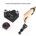 SmallRig Osmo Cage for DJI Osmo Pocket Features a 3/8"-16 and nine 1/4"-20 threaded holes for Camera Tripod Attachment CSD2321