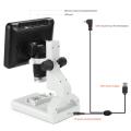 Anondstar new 2MP Digital Microscope AD108 7 Inch LCD Screen Microscopes with Plastic Stand for School Student Coins Jeweler