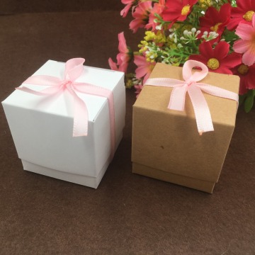 50pcs/lot Natural Kraft Paper Cake Box,Party Gift Packing Box,Cookie/Candy/Nuts Box/DIY Packing Box,High Quality 50*50*50MM